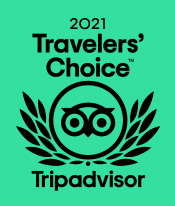 We are winners of the 2021 Travelers Choice from Tripadvisor
